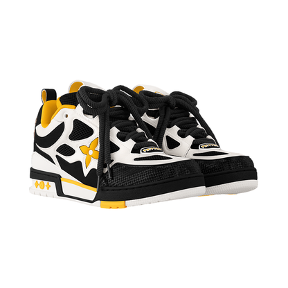 LV 57th Street NYC LV Skate Sneaker in Black Yellow