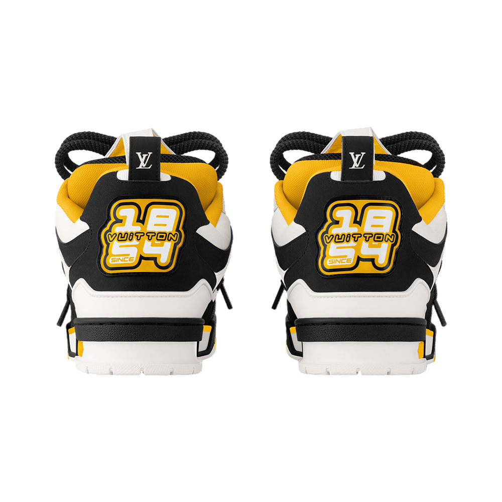 LV 57th Street NYC LV Skate Sneaker in Black Yellow