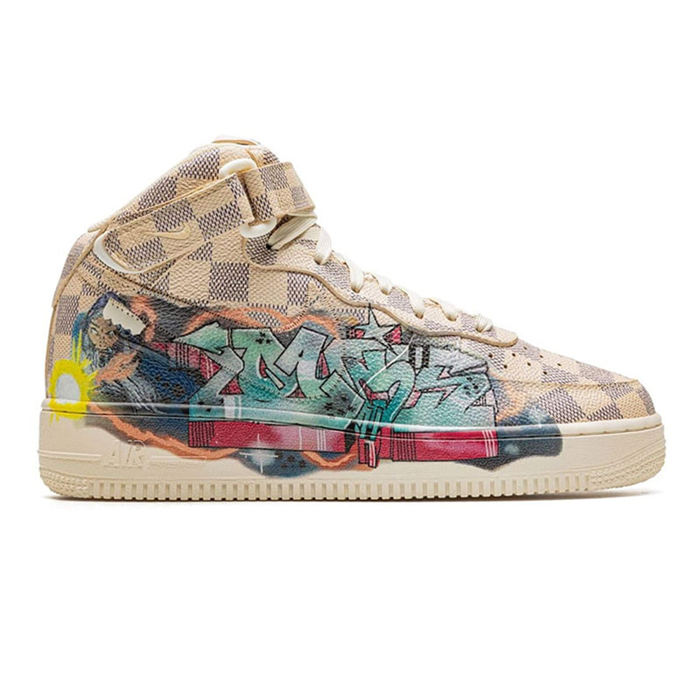Air Force 1 Mid x Louis Vuitton Graffiti Best Quality